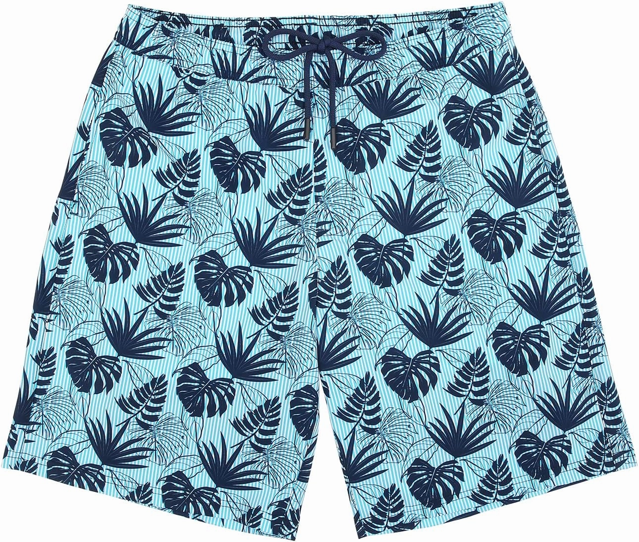 LRD Men's Swim Trunks with Compression Liner 9 Inch Inseam Quick Dry Board Short