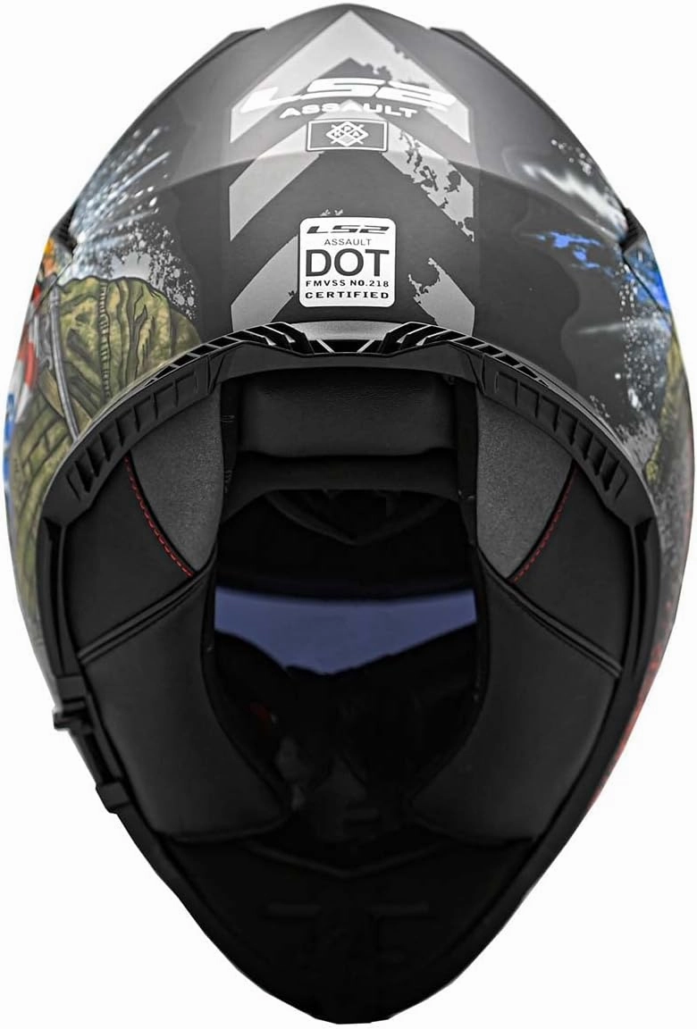 LS2 Helmets Assault Full Face Motorcycle Helmet W/SunShield