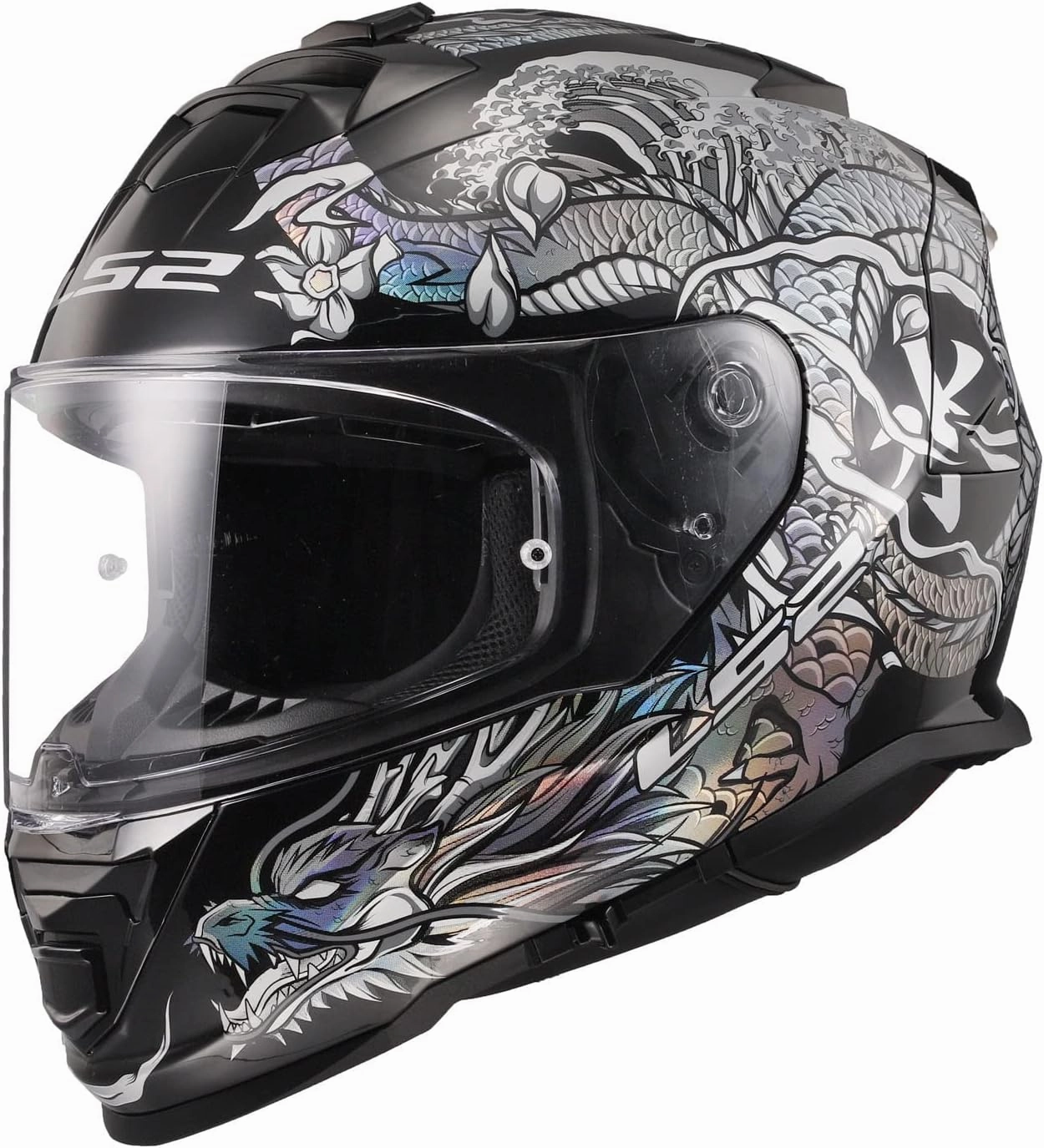 LS2 Helmets Assault Full Face Motorcycle Helmet W/SunShield