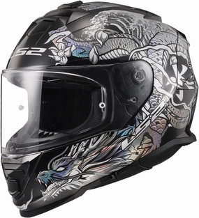 LS2 Helmets Assault Full Face Motorcycle Helmet W/SunShield