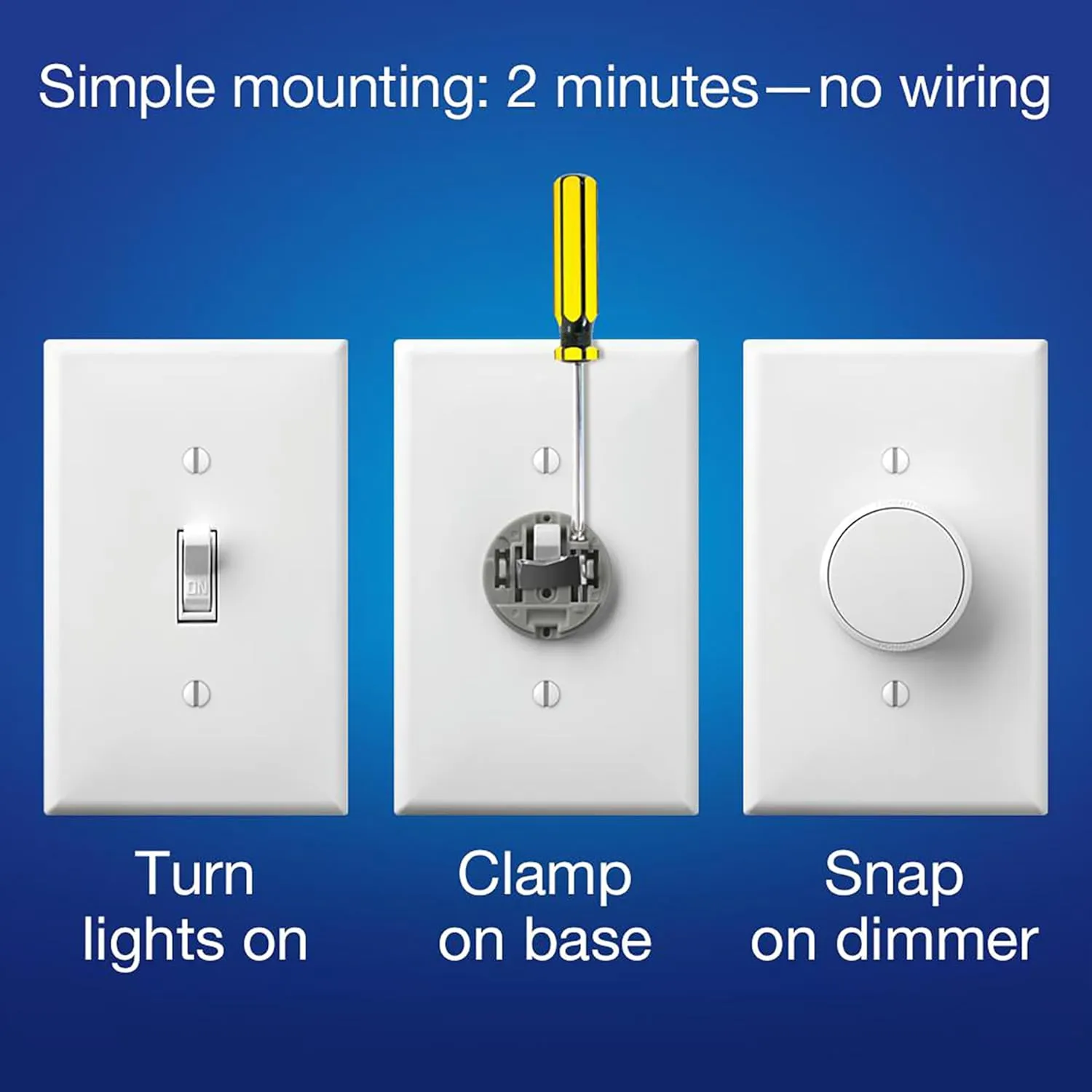 Lutron Aurora Smart Bulb Dimmer Switch | for Philips Hue Smart Bulbs | Z3-1BRL-WH-L0 | White