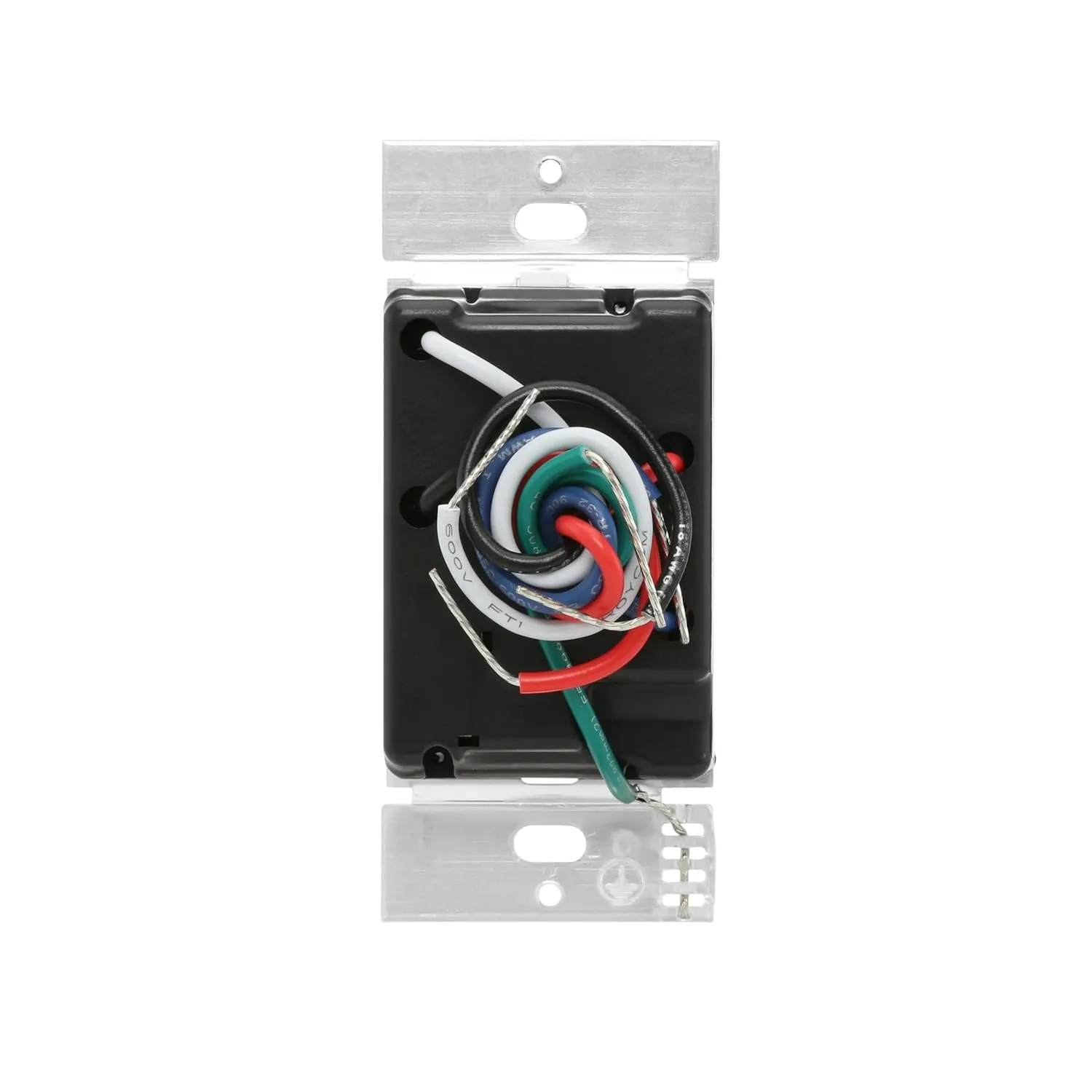 Lutron Claro Smart Switch w/ Wall Plate for Caseta Smart Lighting (Lutron Smart Hub Required), for LED Lights and Fans, 5 Amp, Single-Pole/3-Way, Neutral Required, DVRFW-5NS-WH-A, White