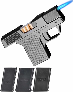 Luxury 3-in-1 Smoking Kit for Men – Torch Lighter & Storage Case, for Dad, Husband, or Grandpa