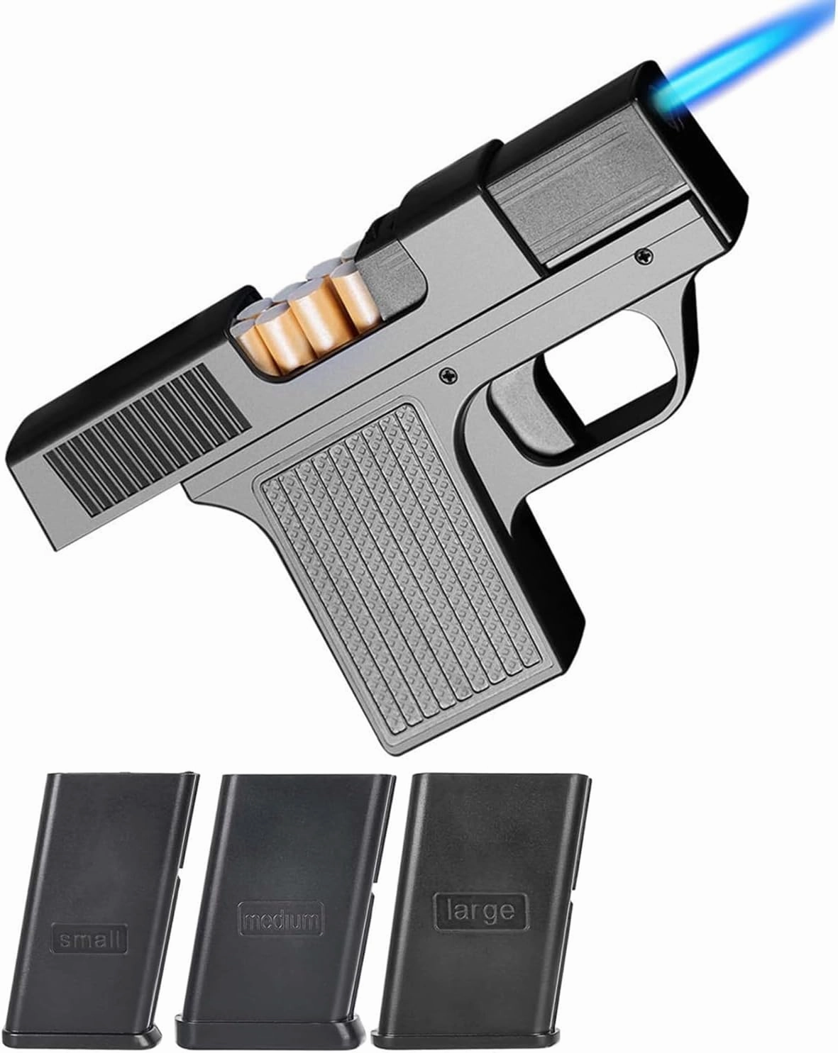 Luxury 3-in-1 Smoking Kit for Men – Torch Lighter & Storage Case, for Dad, Husband, or Grandpa