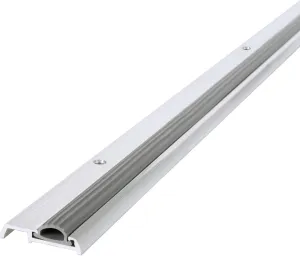 M-D Building Products 08243 1-3/8 in. x 7/16 in. x 36 in. Silver Aluminum and Vinyl Mini Low-Profile Threshold