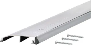 M-D Building Products 08433 3-1/2 in. x 5/8 in. x 36 in. Silver Aluminum and Vinyl Heavy Duty Low-Profile Outswing Door Threshold