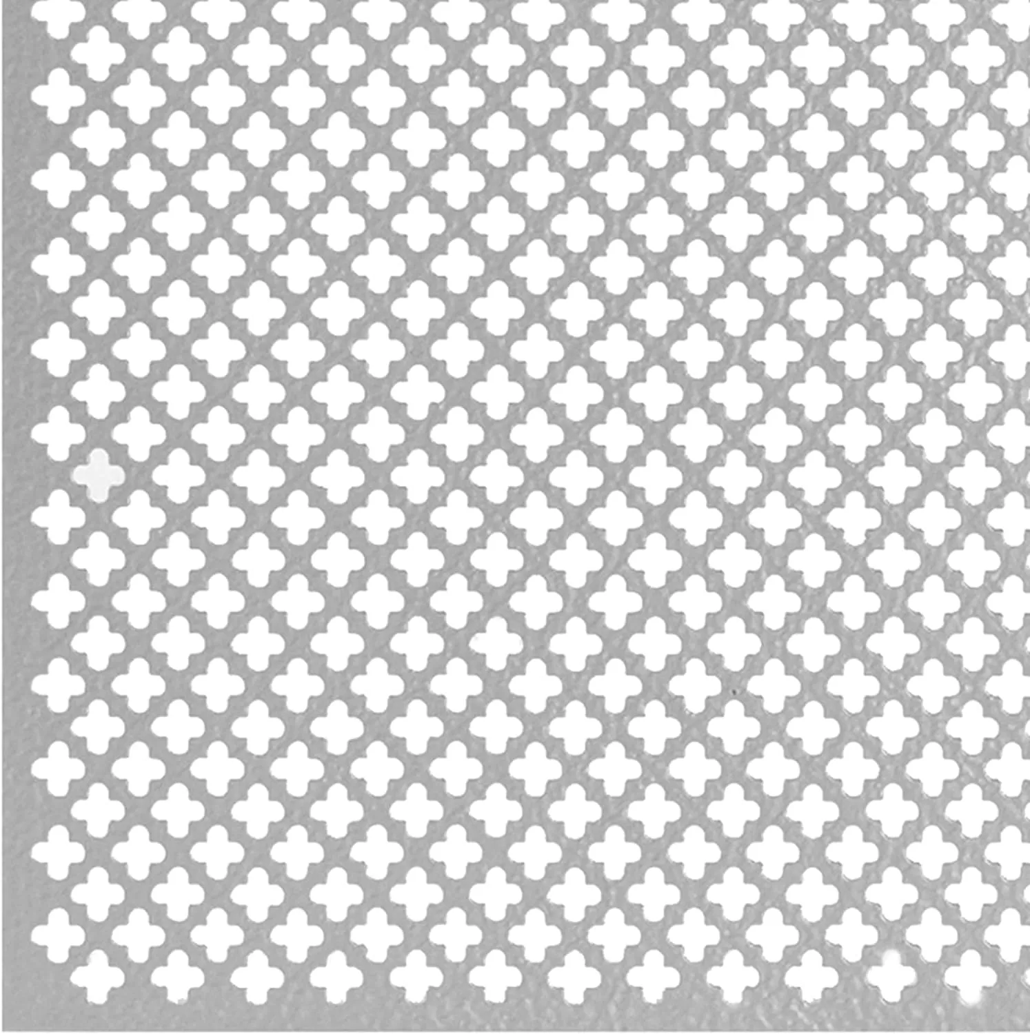 M-D Building Products 57042 Aluminum Cloverleaf Sheet - for Interior/Exterior Design, Stylish, Lightweight, Corrosion-Resistant, Easy to Mold and Trim (24 in. x 36 in. x .020 in.) (Mill)