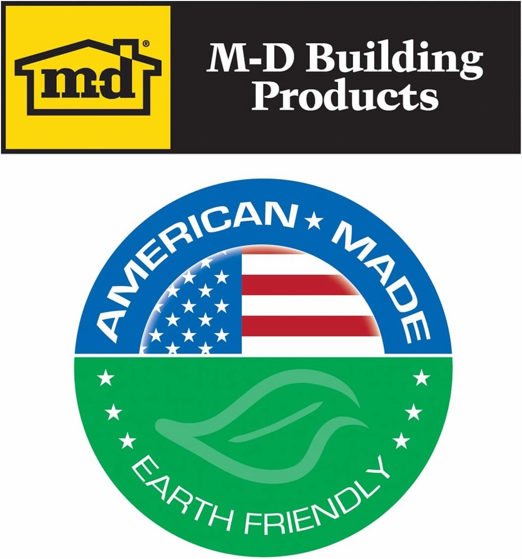 M-D Building Products 69620 48 in. Silver Aluminum and Vinyl Heavy-Duty Screw-on Door Sweep