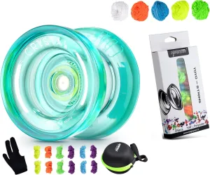 MAGICYOYO Responsive YoYo K2-Plus Crystal Green   25 Yoyo Strings