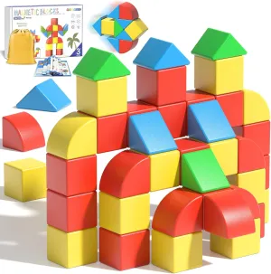 Magnetic Blocks Toddler Toys Educational Sensory Construction Magnet Building 1.34in Cubes Toy for Creative 3D STEM Learning, Montessori Gift for Ages 3  Year Old Boys Girls Kids