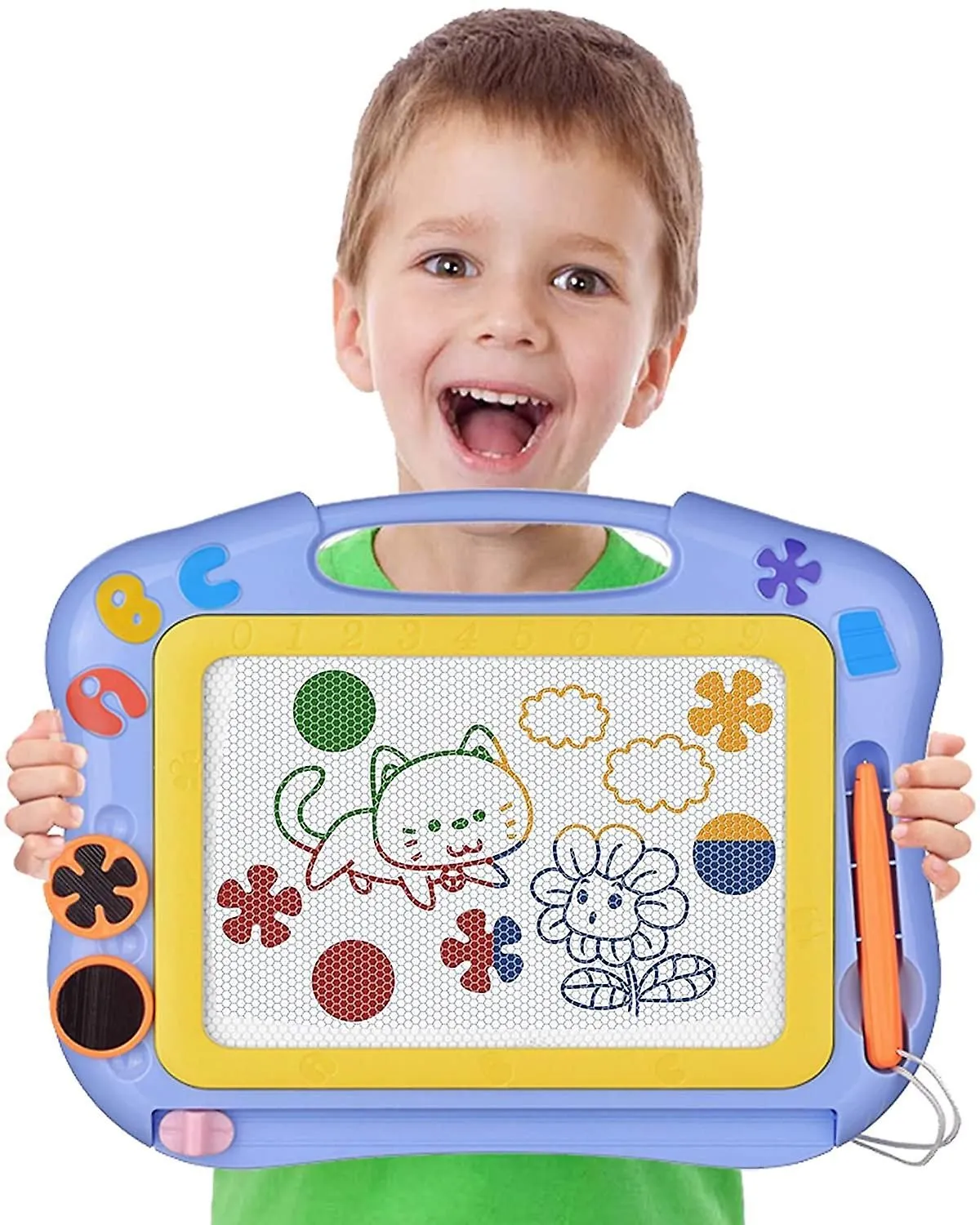 Magnetic Drawing Board Kids Magna Doodle Board Travel Size Toddler Toys