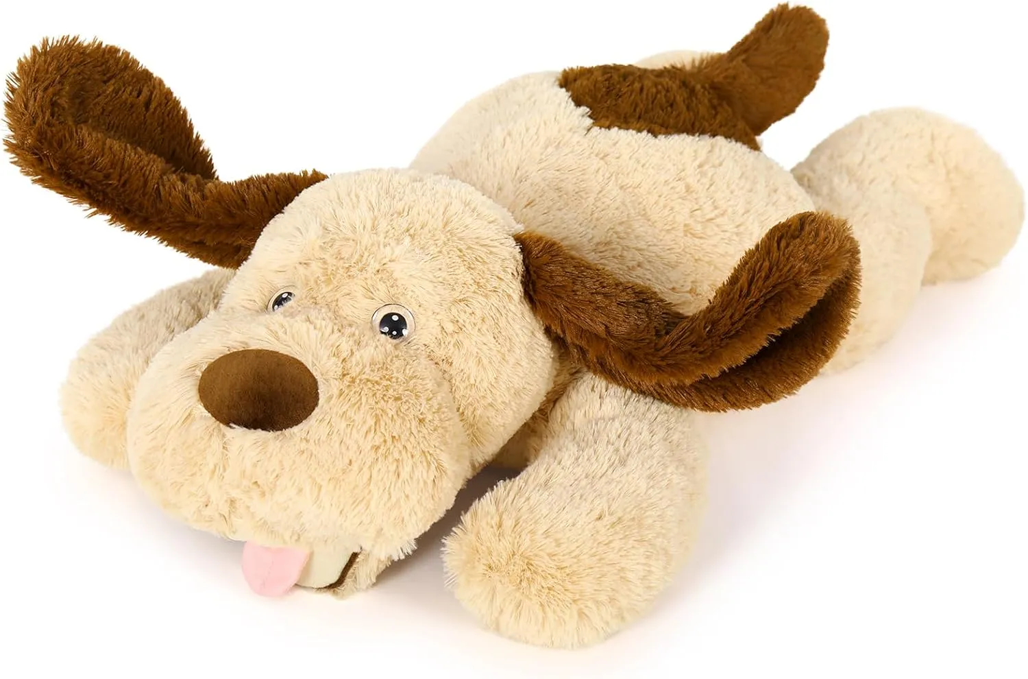 MaoGoLan Giant Dog Plush, Life Size 31" Large Stuffed Animal Dog, Fluffy and Cuddly Stuffed Puppy Stuffed Animal Throw Pillow Toy Birthday for Girls Kids