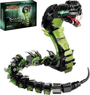 Mechanical Snake Building Blocks Set Creative Model Toys Set for Adults and Kids