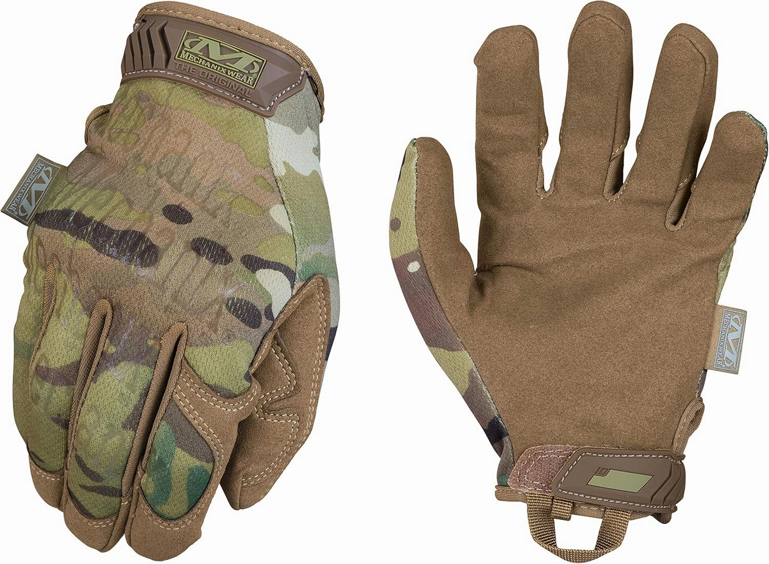 Mechanix Wear: The Original MultiCam Tactical Work Gloves with Secure Fit, Flexible Grip for Multi-purpose Use, Durable Touchscreen Safety Gloves for Men (XX-Large, MultiCam)
