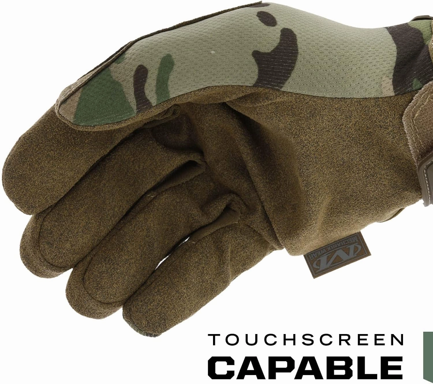 Mechanix Wear: The Original MultiCam Tactical Work Gloves with Secure Fit, Flexible Grip for Multi-purpose Use, Durable Touchscreen Safety Gloves for Men (XX-Large, MultiCam)