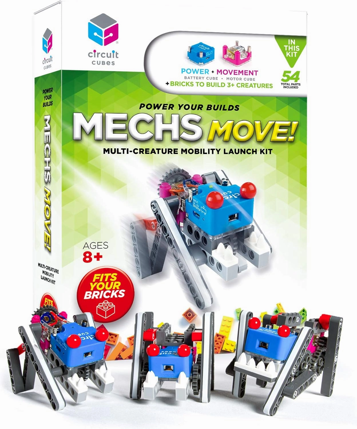 Mechs Move! Multi-Creature Mobility Launch Kit - Engineering STEM Kit for Children and Adults