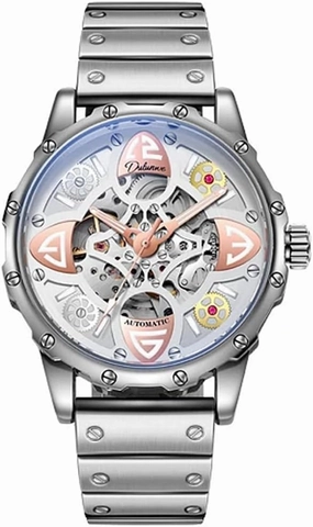 Men's Fashion Glow-in-The-Dark Waterproof Mechanical Watch Tourbillon Hollow Men's Sports Watch