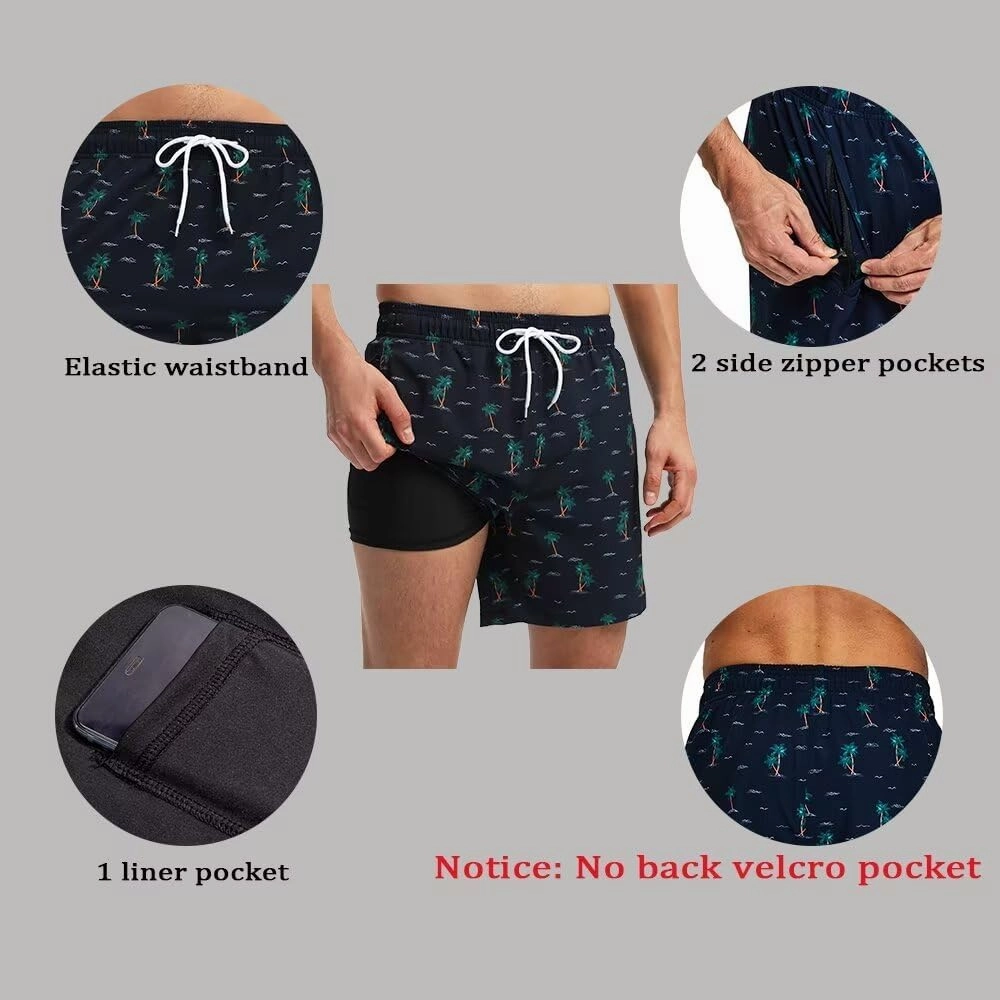 Men's Swim Trunks Quick Dry Beach Board Shorts Bathing Suit Swimwear