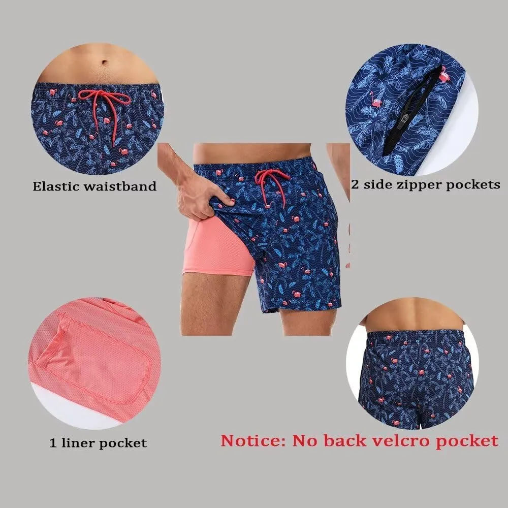 Men's Swim Trunks Quick Dry Beach Board Shorts Bathing Suit Swimwear