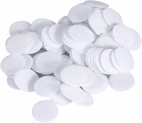 Microdermabrasion Cotton Filters Replacement, 500pcs Replacement Sponge Cotton Filter Round Filtering Pads Microdermabrasions Filters Pads Accesories for Blackhead Removal Beauty Machine(40mm)