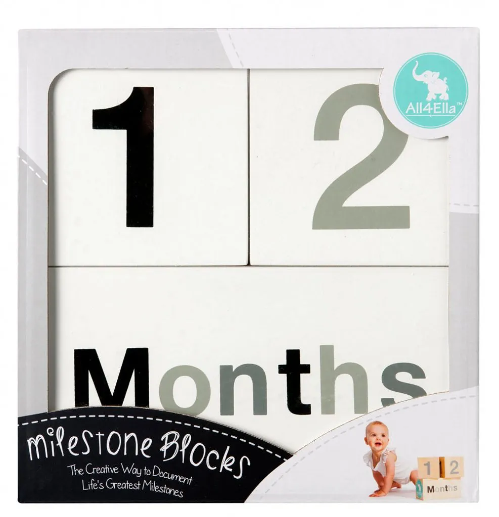 Milestone Block Black (White)