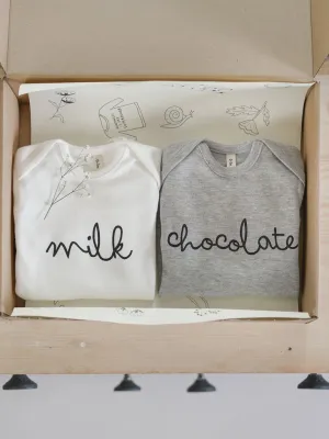 MILK and CHOCOLATE Baby Gift Set