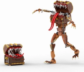 Mimic Chest/Monster Model 540 Pieces from Game Building Toys Set MOC Build for Age 18 