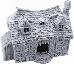 Mimic House by Printable Scenery, 3D Printed Tabletop RPG Scenery and Wargame Terrain 28mm Miniatures