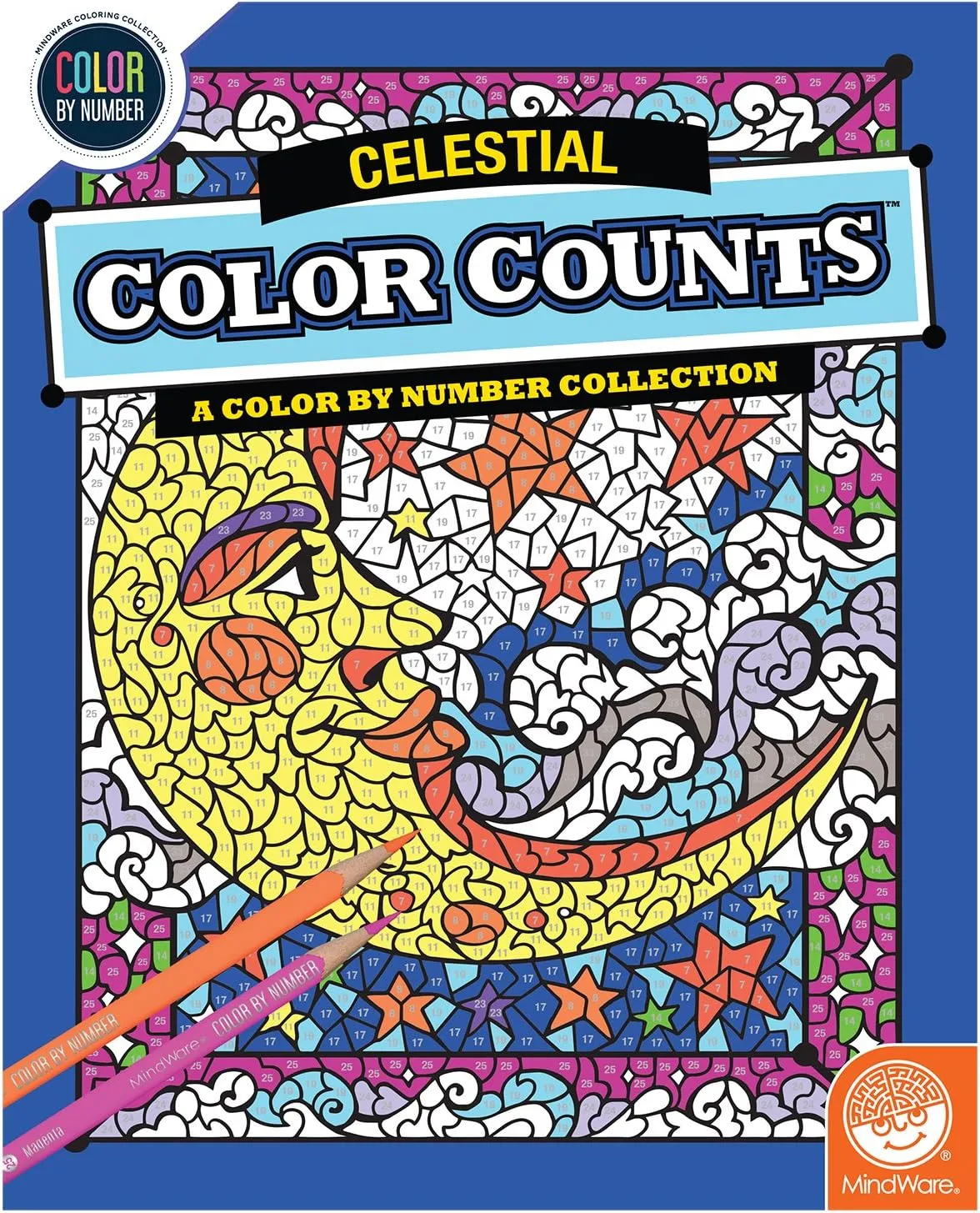 MindWare Color by Number Color Counts (Celestial)