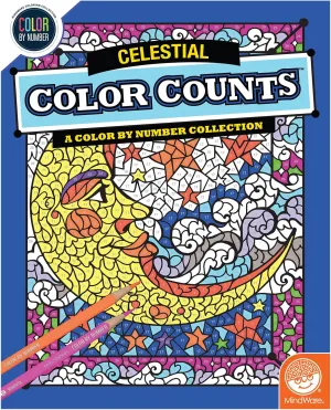 MindWare Color by Number Color Counts (Celestial)