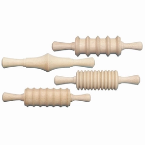 Modeling Clay Rolling Pins - 6" 4pc