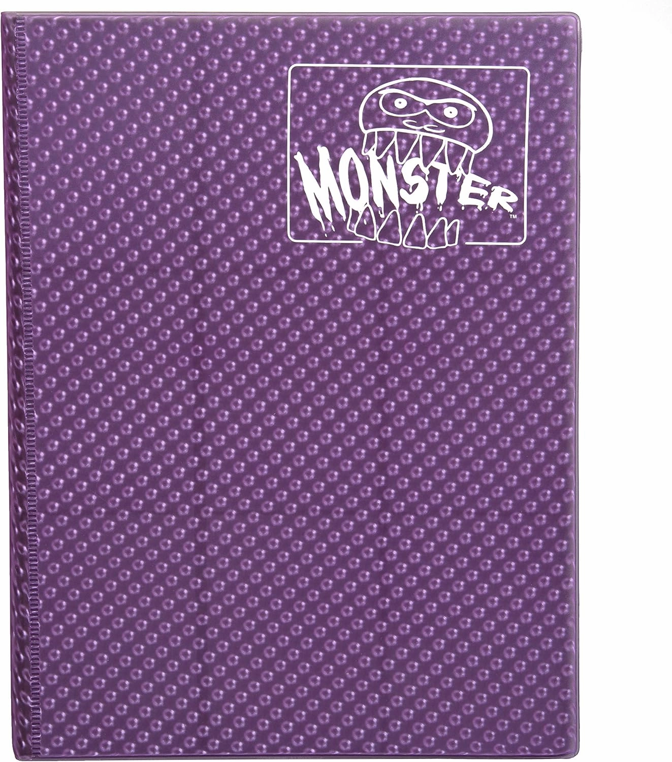 Monster Binder- 9 Pocket Side Loading Trading Card Album -Holofoil Purple - Holds 360 Standard Size TCGs - Compatible with Yugioh, Magic The Gathering, Pokémon and Sports Cards - Safe & Secure Storage