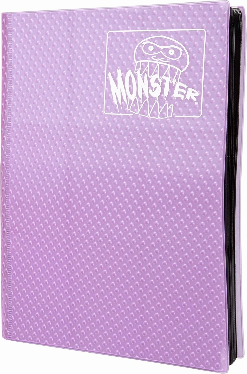 Monster Binder- 9 Pocket Side Loading Trading Card Album -Holofoil Purple - Holds 360 Standard Size TCGs - Compatible with Yugioh, Magic The Gathering, Pokémon and Sports Cards - Safe & Secure Storage