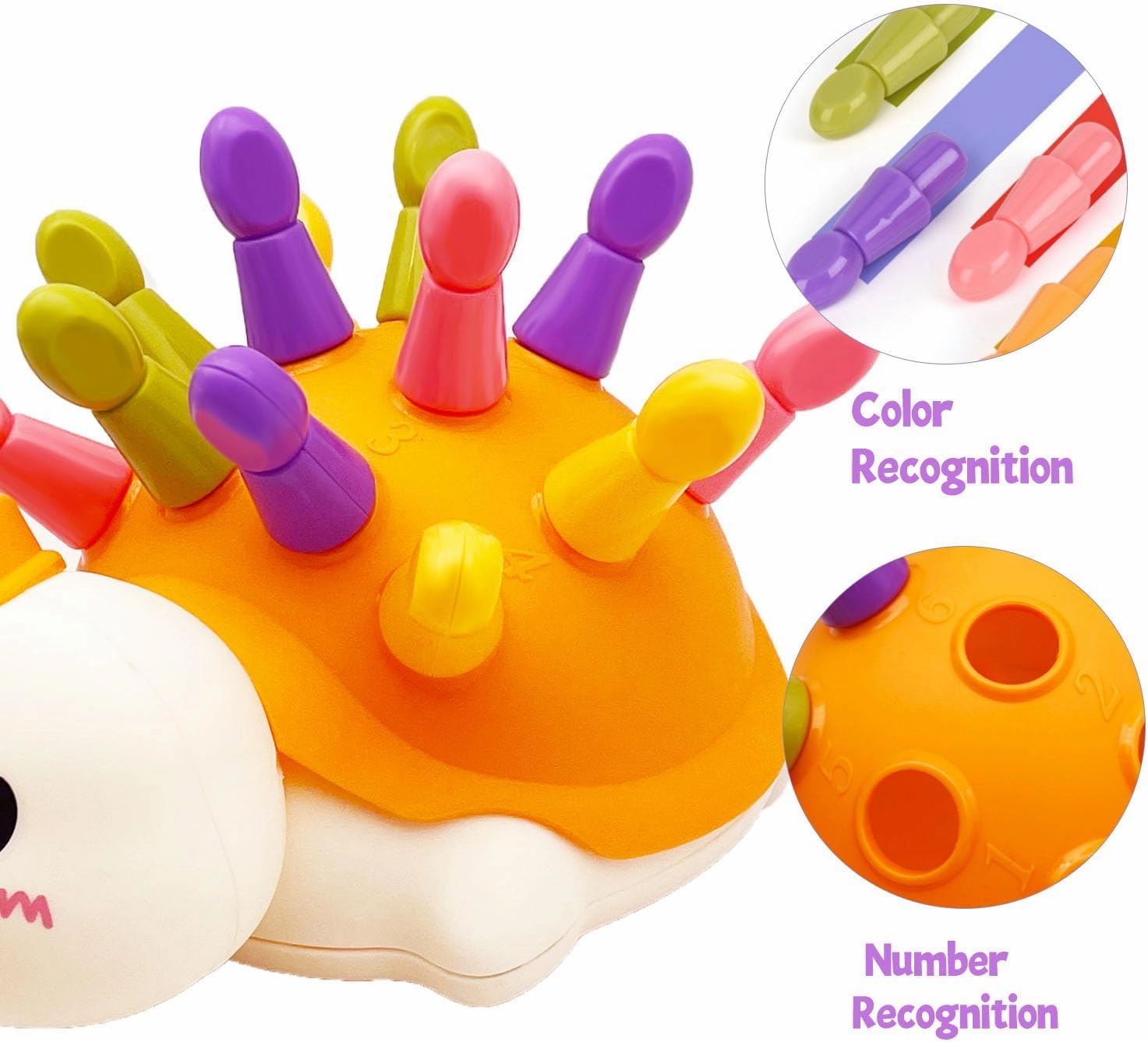 Montessori Toys for 3 Year Old: Toddler Dinosaur Learning Activities Educational Toys - Fine Motor Skills and Baby Sensory Developmental Toys for Boys Girls Gifts (Turtle)