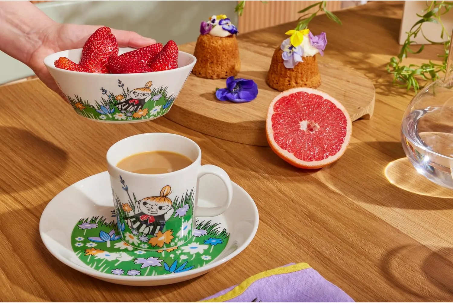 Moomin Mug 10oz Little My And Meadow