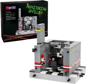 MOOXI-MOC FNAF Offices Building Set,Creative Cute Building Blocks Children Kits,Halloween for Kids(374pcs)