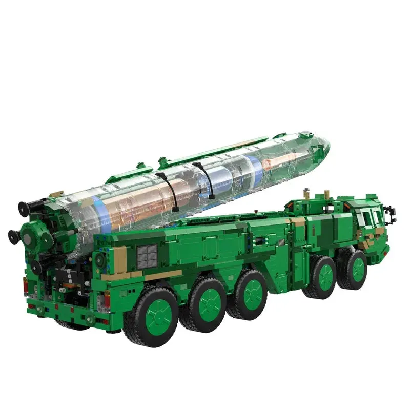 Motorized RC Anti Ship Ballistic Missile Vehicle DF-21D Bricks Toys