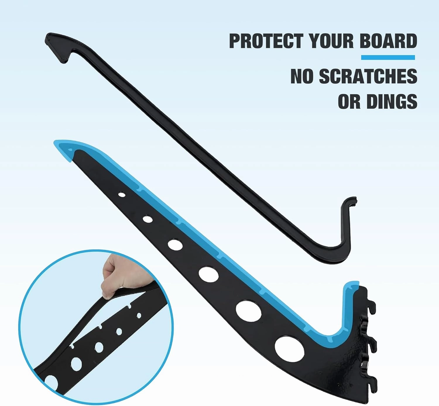 Multi Board Surf Rack Wall Mount for Surfboard, Wakeboard, Snowboard Storage, Adjustable Wall Hangers Boards Display