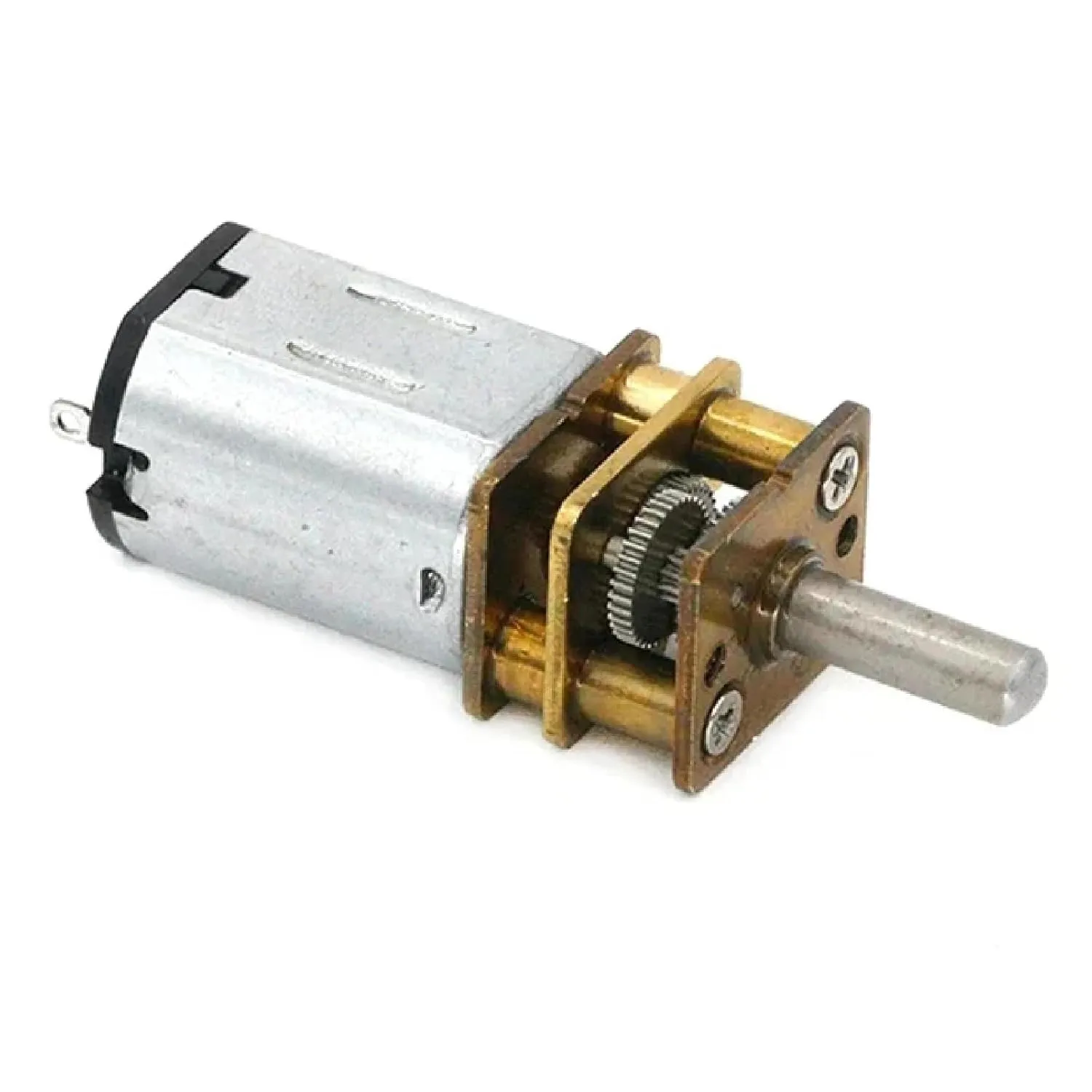 N20 Mini Metal Gear Motor, DC 3V/6V/12V, 30-1000RPM, Micro Motor with Gearwheel (15RPM 6V)