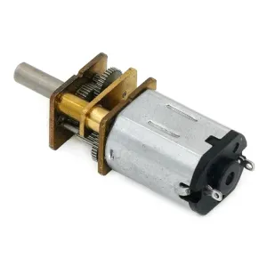 N20 Mini Metal Gear Motor, DC 3V/6V/12V, 30-1000RPM, Micro Motor with Gearwheel (15RPM 6V)