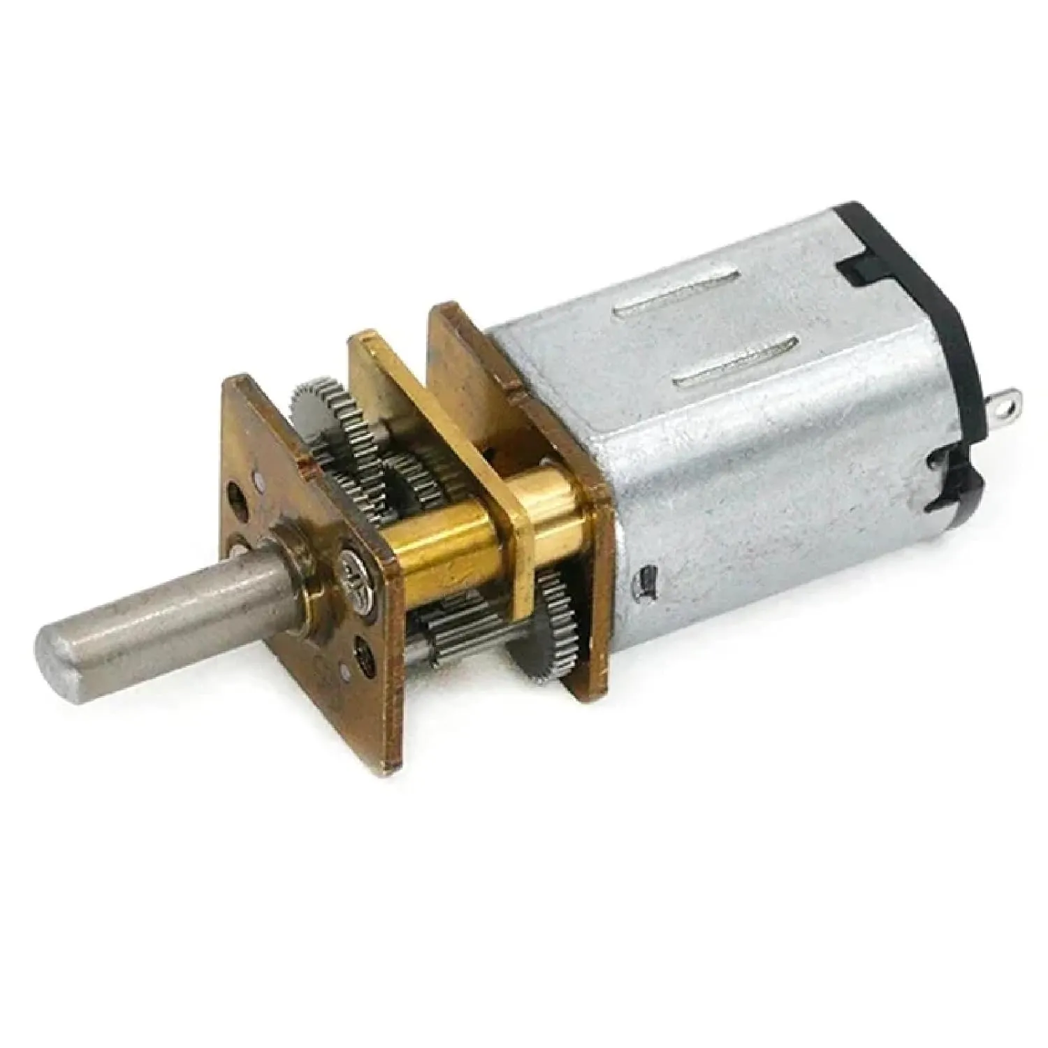 N20 Mini Metal Gear Motor, DC 3V/6V/12V, 30-1000RPM, Micro Motor with Gearwheel (15RPM 6V)