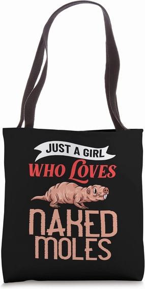 Naked Mole Rat Sand Puppy African Animal Tote Bag