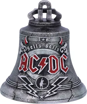 Nemesis Now ACDC Hells Bells Storage Box, Secret Compartment, Money Holder, Officially Licensed Collectible Merchandise and Gift for Rock Band Fans 13cm