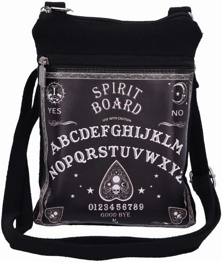 Nemesis Now Spirit Board Shoulder Bag, Black, 23cm