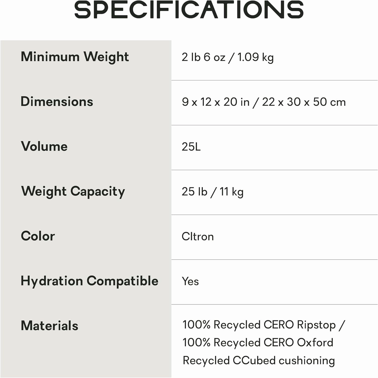 NEMO Equipment Resolve Endless Promise Technical Active Daypack - 25L - Citron