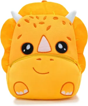 NICE CHOICE Cute Toddler Backpack Toddler Bag Plush Animal Cartoon Mini Travel Bag for Baby Girl Boy 2-6 Years(Dinosaur)
