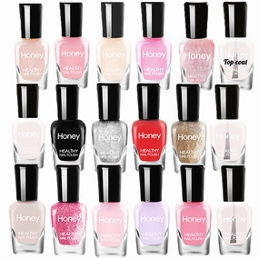 Non Toxic Nail Polish Set, Easy Peel Off and Fast Dry, 18 Bottles