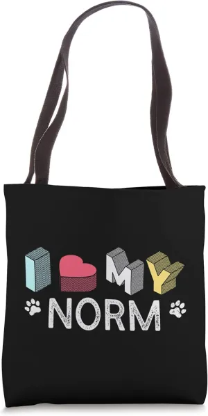 Norm Personalized Dog Name Norm Pet Lover Tote Bag