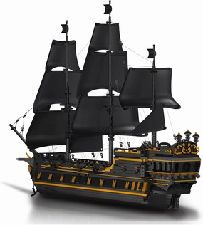 Nueris Pirate Ship Model Building Blocks Sets - 5266  Pieces MOC Large Black Pearl Boat Sailboat Construction Blocks Toys Model Kits - Halloween Gifts Ideas for Adults and 14  Boys
