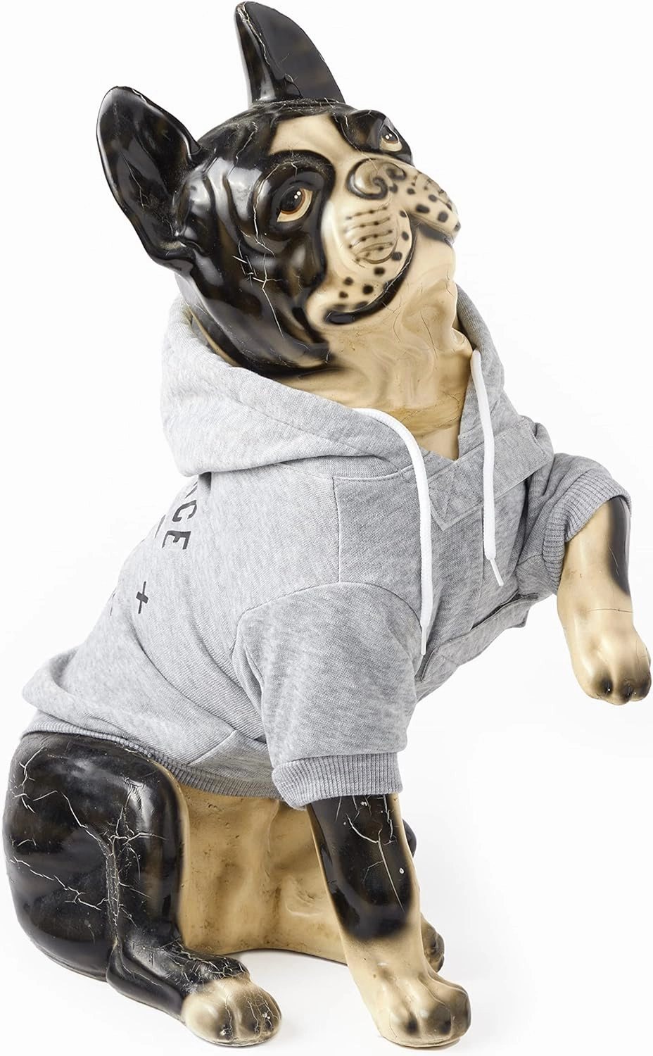 Obedience School Dropout Dog Hoodie from Brass Monkey - Small (16" Chest), Includes 2 White Drawstrings and Velcro Fasteners, Cute Dog Accessories with Vintage Inspired Designs, Great Gift!